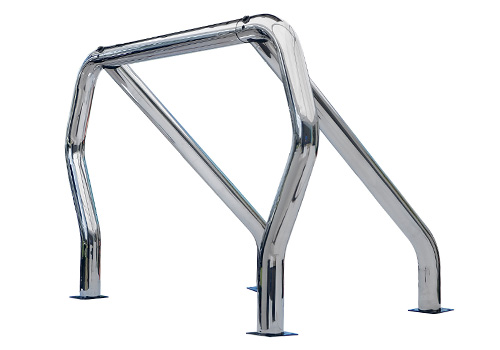 Chrome Single Main-Single Kicker Bed Bars 73-up Dodge Ram